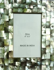 Cadre photo de luxe fait à la main en nacre incrusté de nacre Table décorative personnalisée pour la décoration intérieure fabriquée en Inde - Product Image 6