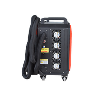 Machine compacte de nettoyage au laser à fibre portative refroidie par air 1500W 2000W 2500W pour le nettoyage des composants de boîte de vitesses d'éoliennes