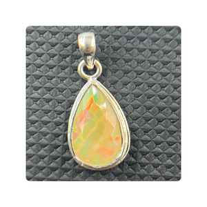 Ensemble de perles de diamant opale éthiopienne rayonnante boucles d'oreilles pendantes en argent sterling 925 bijoux en pierre taillée mignonne pour les cadeaux d'anniversaire - Product Image 3