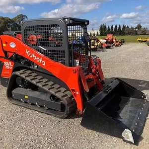 Cargadora Compacta de Orugas Kubota SVL75-2 con Cucharón de Servicio Pesado de 68 Pulgadas, 74 HP, con Cuchilla de Corte Atornillable, Equipo de Movimiento de Tierras Duradero - Product Image 3