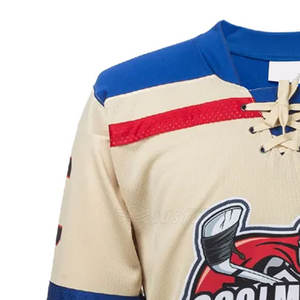 Jersey de Hockey sobre Hielo para Hombre 2025, Transpirable y Ligero, Impresión Personalizada, Servicio OEM, Logotipo Frontal, Venta al Por Mayor - Product Image 3