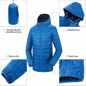 Veste matelassée imperméable d'hiver à col montant pour hommes Veste matelassée pour l'extérieur Veste matelassée personnalisée pour hommes téléchargée par Dress Sports - Product Image 6