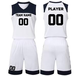 Camiseta Deportiva de Malla Personalizada al por Mayor de Alta Calidad para Hombre, Camiseta de Baloncesto Informal con Pantalones Cortos, Sublimada OEM - Product Image 1