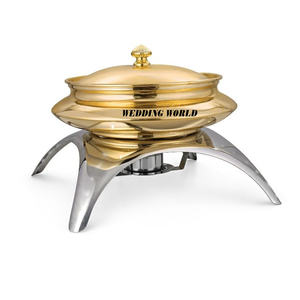 Réchaud en cuivre martelé dernière arrivée plat de nourriture de concepteur fait à la main personnalisé fini en gros chauffe-plats - Product Image 6