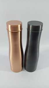 High Customized Eco-Friendly Pure <b>Copper</b> <b>Drinking</b> Water <b>Bottle</b> with Customizable Sizes and Shapes Manufactured in India - Product Image 2