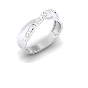 Bague en or massif 14K avec diamant naturel véritable certifié IGI Bijoux en solitaire élégant pour hommes et femmes - Product Image 4