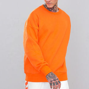 Beautiful Oversized Crewneck Sweatshirt Spring Autumn Pullover with Embroidered Cartoon Print New <b>Fleece</b> Made Polyester/Cotton - Product Image 4