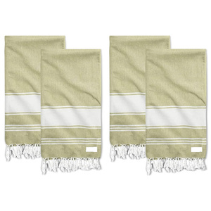 Fouta de luxe Hammam serviette tissé à la main coton turc bain plage Spa Wrap léger absorbant séchage rapide couverture de voyage - Product Image 1