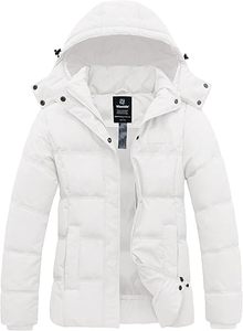 Abrigo cálido de invierno con capucha para mujer Chaqueta acolchada gruesa acolchada extraíble con capucha - Product Image 2