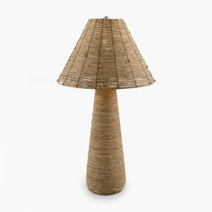Top quality seagrass floor & table <b>lamps</b> best price <b>natural</b> bedside <b>light</b> <b>lamp</b> handmade straw <b>lights</b> - Product Image 3