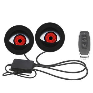 Phare LED dynamique 12V Devil Eye à clignotement, télécommande, pour voiture et moto, avec 6 modes, état neuf - Product Image 1