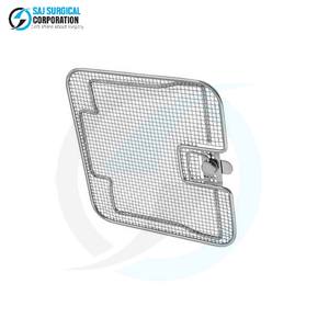 Couvre-panier unique pour panier plat à base plate, en acier inoxydable haute performance, manuel, réutilisable, pour stérilisation médicale - Product Image 6