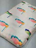 Tissus indiens Dobby à imprimé floral personnalisé, polyester numérique écologique, broderie, robes de mariée, sacs, accessoires textiles pour la maison