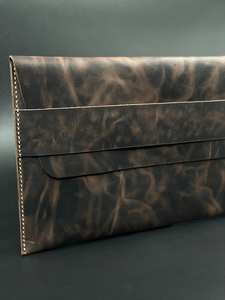 Housse pour ordinateur portable portable durable en cuir pleine fleur portefeuille d'affaires élégant de haute qualité pour la Protection d'étude quotidienne de bureau - Product Image 6