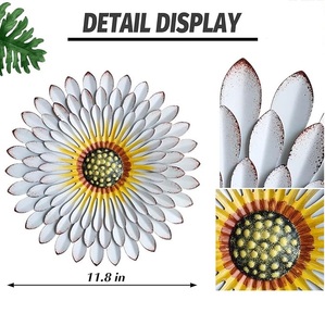 Decoración de Pared de Flores Metálicas Elegante y de Estilo Real para Bodas, Aniversarios, Pascua, Cumpleaños y Otras Ocasiones, Regalo Perfecto - Product Image 5