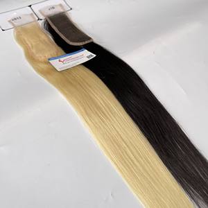 Extensiones de Cabello Humano Vietnamita Virgen 613 con Cierre de Encaje Suizo HD 2x6, Cabello Virgen con Encaje Pre-Desenredado - Product Image 4