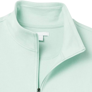 2025 New Winter Custom <b>Men's</b> <b>Quarter</b> <b>Zip</b> Sweatshirts 100% Cotton <b>Fleece</b> Graphic Pullover Stand Collar Oversized Hood DIY Pattern - Product Image 6