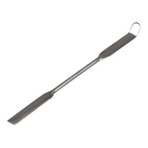 Espátula Doble Chattaway Cuadrada y Redonda Curva de Acero Inoxidable para un Trabajo Ergonómico y Preciso - Burkle GmbH Hecho en Alemania - Product Image 1