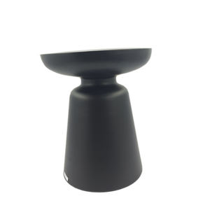 Mesa auxiliar de Metal de diseño clásico, forma redonda, acabado negro para el hogar, sala de estar, muebles decorativos, taburete hecho a mano a granel - Product Image 5