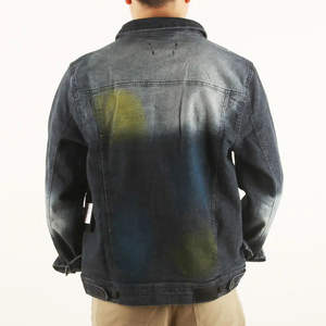 แจ็กเก็ตยีนส์แจ็กเก็ตโอเวอร์ไซส์แบบมีกระดุมสำหรับฤดูใบไม้ร่วง - Product Image 4