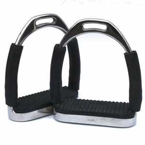 Top Trending Colección Ecuestre Acero Inoxidable Flexi Impreso Estribos Inglés Sillín Ligero Personalizable Tamaños Colores - Product Image 4