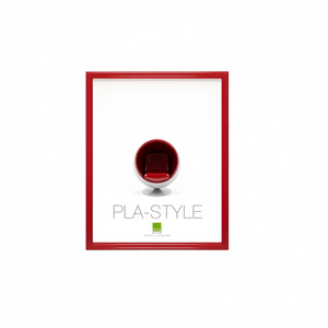BASIC PLA STYLE Glossy Red <b>Plastic</b> <b>Frame</b> 13x18cm for Bubola & Naibo Product Category <b>Plastic</b> <b>Frames</b> PLA01 RO 04 - Product Image 2