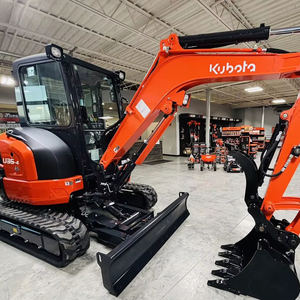 Equipo de Movimiento de Tierras de Alta Calidad, Miniexcavadora Kubota U35-4 de 3.5 Toneladas Lista para Enviar - Product Image 1