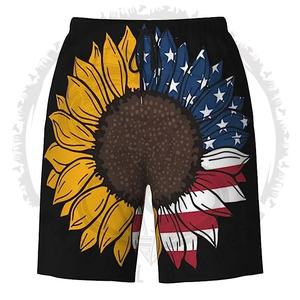 Vente en gros de shorts de bain de haute qualité à séchage rapide sublimation avec logo personnalisé shorts de plage d'été pour hommes en polyester pour hommes - Product Image 4