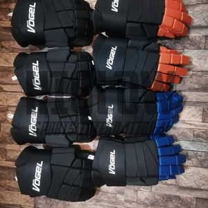 ถุงมือฮอกกี้น้ำแข็ง HI-GLOW SPORTS INTERNATIONAL หนังและคาร์บอนไฟเบอร์ ปิดด้วยกระดุม น้ำหนักเบา ทนทาน มีทุกขนาด - Product Image 5