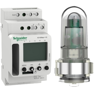 Per Schneider Electric CCT15494 Acti 9 IC100kp+1C Interruttore Orario Programmabile Smart Twilight da 1 a 99000 Lux - Product Image 1