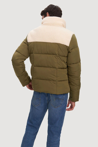 Doudoune Barry Sherpa personnalisée fermeture à glissière poignets côtelés 2 poches zippées couture latérale vêtements d'extérieur chauds et élégants d'hiver fourrure - Product Image 2