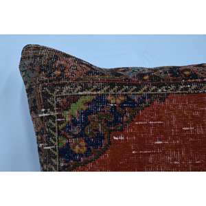 Almohada de lana Bohemia multicolor Cojín con estampado floral vintage de 28x28 pulgadas portátil para ropa de cama y uso en el suelo - Product Image 2