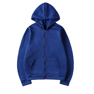 Venta al por mayor personalizado de calidad superior OEM ODM servicio logotipo liso 100% algodón poliéster sólido en blanco de gran tamaño de color sólido Sudadera con capucha - Product Image 2