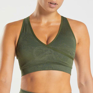 Sujetador deportivo de la mejor calidad 2025, fabricante de Pakistán, nuevo diseño, ropa de gimnasio, Sujetador deportivo de LICRA/nailon para mujer - Product Image 2
