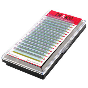 Iced Glamorous Cashmere Colored <b>Lash</b> Extension Eyelashes Unique Blue Full Volume Wholesale <b>Individual</b> Premium <b>Lash</b> Extension - Product Image 6