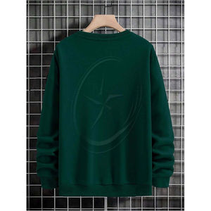 เสื้อสเวตเตอร์คอกลมแขนยาวสำหรับผู้ชาย, เสื้อสวมหัวลำลองระบายความร้อนแขนยาวพิมพ์ลายตัวอักษร - Product Image 3