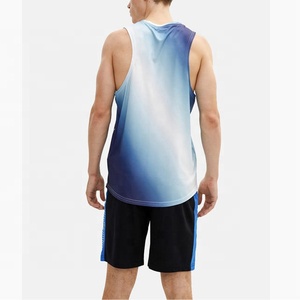 Bán Buôn Rắn Cộng Với Kích Thước Của Nam Giới Tank Tops Đôi Bóng Mờ Cotton Thoáng Khí Tập Thể Dục Áo Ghi Lê Đồng Bằng Singlet T-Shirts Cho Bé Trai - Product Image 3