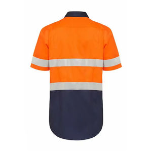 Personnalisation Meilleure vente en gros Chemise de sécurité réfléchissante haute visibilité avec poche Chemise de sécurité fabriquée dans le meilleur matériau - Product Image 2