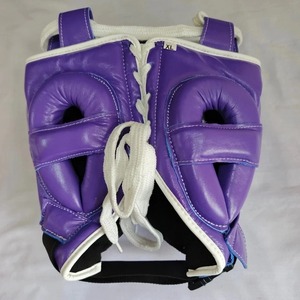 Équipement d'entraînement de boxe personnalisé avec logo, gants de sparring violets, équipement de protection pour la tête et l'aine, fabrication sur mesure - Product Image 5