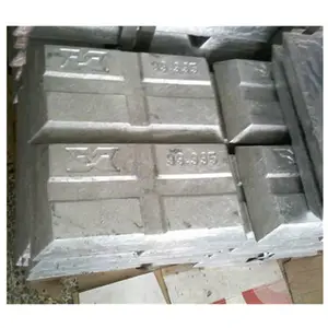 Hot Sale Metal Zinc Ingot Lumps High Density 99.99% 99.999% Zinc Ingot