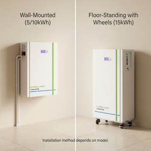 Batterie au lithium 15 kWh 300 Ah 48 V pour Powerwall, système de stockage d'énergie solaire domestique mural 48 V 280 Ah LiFePO4, alimentation murale 15 kW - Product Image 4