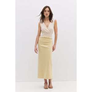 Body con Cuello en V y Pliegues en la Cintura - Product Image 3