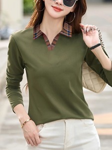 Polos de algodón transpirables de verano, camisa informal personalizada de manga completa para mujer, nuevos polos Premium para mujer - Product Image 3