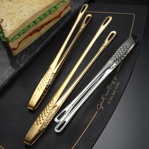 Ekstra uzun barbekü 28cm cımbız maşa 304 paslanmaz çelik mutfak <span class=keywords><strong>Tong</strong></span> ekmek klip pasta kelepçe pişirme için barbekü mutfak <span class=keywords><strong>Tong</strong></span> - Product Image 3