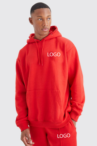 Personnalisé 500 Gsm 100% Coton Baggy Polaire Surdimensionné À Capuche Jogger Ensembles Hiver Haute Qualité Hommes 2 Pièces Survêtements Survêtement - Product Image 6