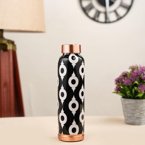 Premium copper water bottle handmade design inspired by ancient Indian wellness traditions <b>for</b> better health - Product Image 6