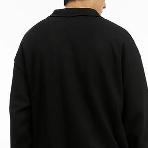 Sudadera para Hombre con Diseño de Logotipo Personalizado y Puños y Cintura Acanalados para un Ajuste Relajado, para Compradores Mayoristas, con Diseño de Mangas Largas - Product Image 5