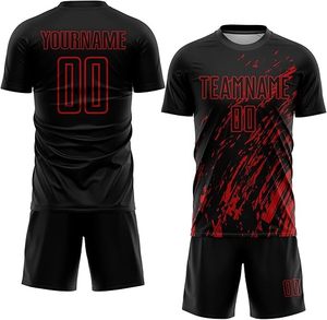Uniformes de football de haute qualité, légers, respirants, à manches courtes, sublimation intégrale, nouveau modèle de saison, vente en gros - Product Image 2
