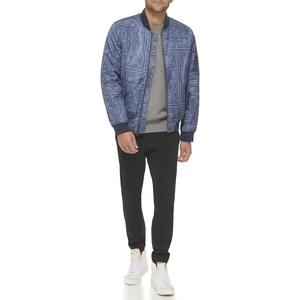 Produit très demandé, veste bomber à col montant pour homme, sublimation, couleur unie, décontractée, réversible, respirante, coupe-vent - Product Image 2
