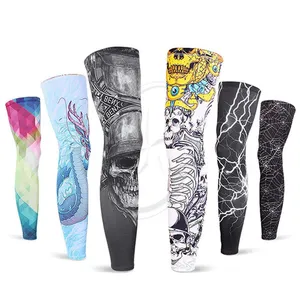 Zijden Leggings Bedekken Wielerbeenwarmer Sportlegging Hardlopen Voetbal Één Paar Sportveiligheid Snelle Droge Beenmouwen Anti Uv-Ijs